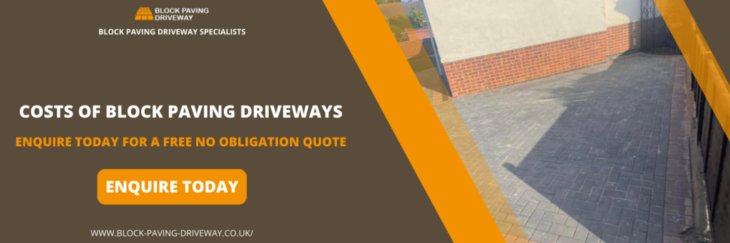 Costs of block paving driveways in Oadby